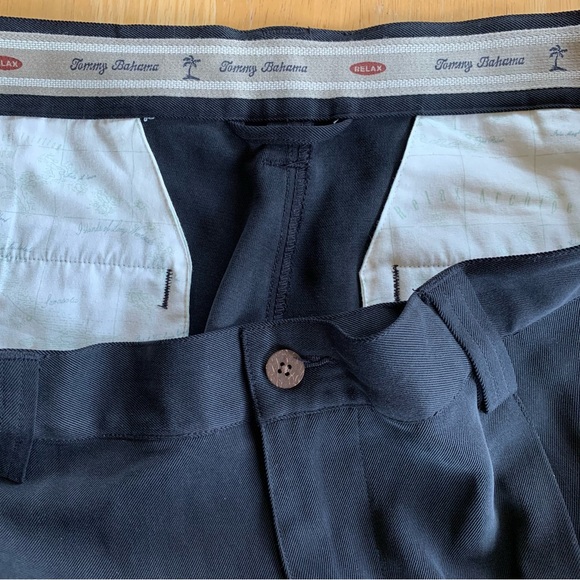 Tommy Bahama Black Silk Dress Shorts Size 36 - Picture 3 of 5